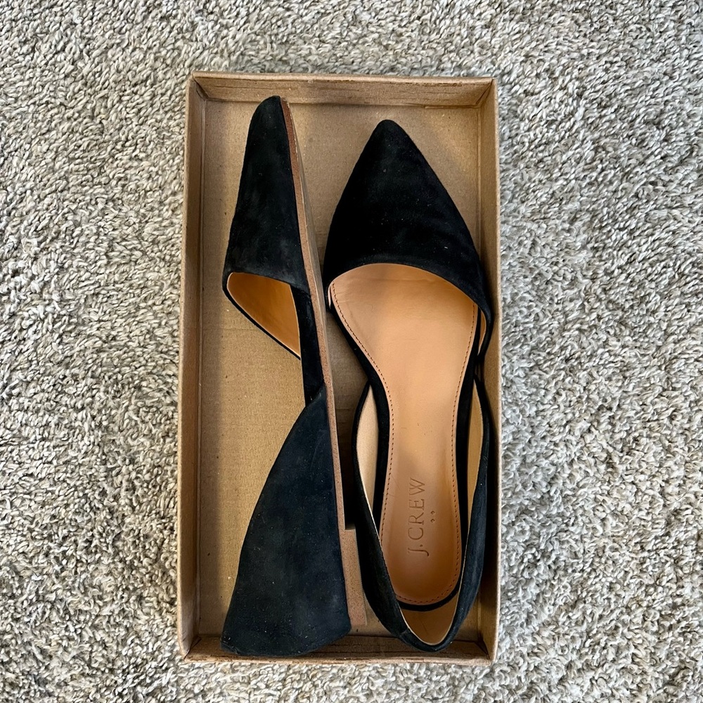 J Crew Suede Flats